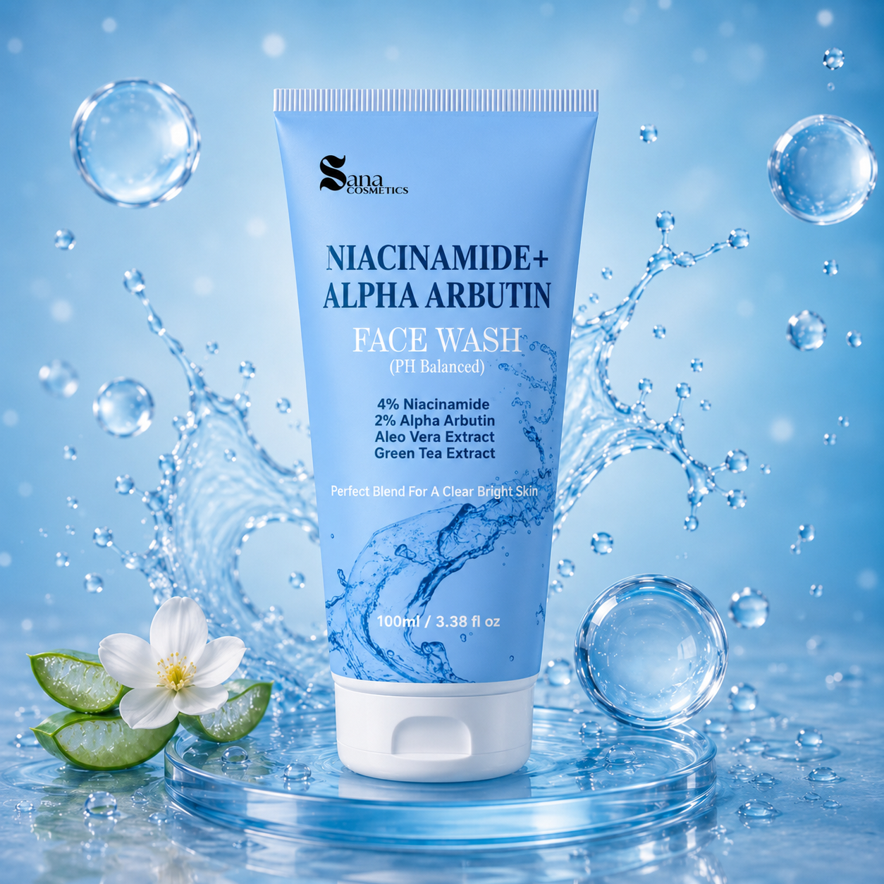 Nicinamide + Alpha Arbutin Face Wash