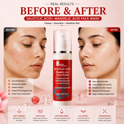 Salicylic Acid (AHA+BHA) Face Wash