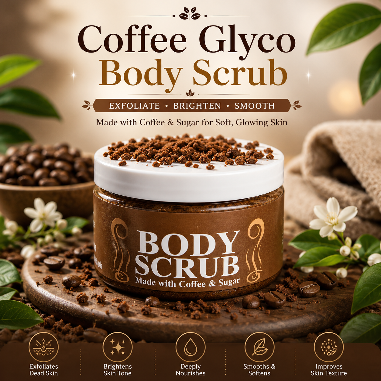 Coffee Glyco Body Scrub