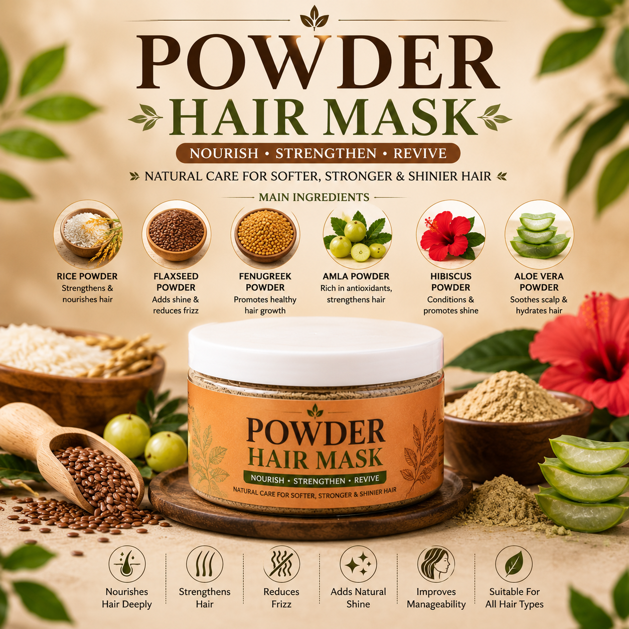 Powder Hair Mask