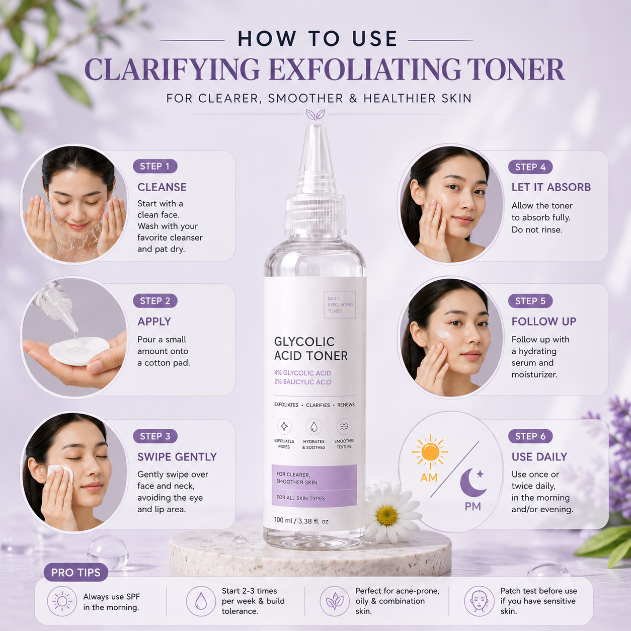 Clarifying Exfoliating Toner