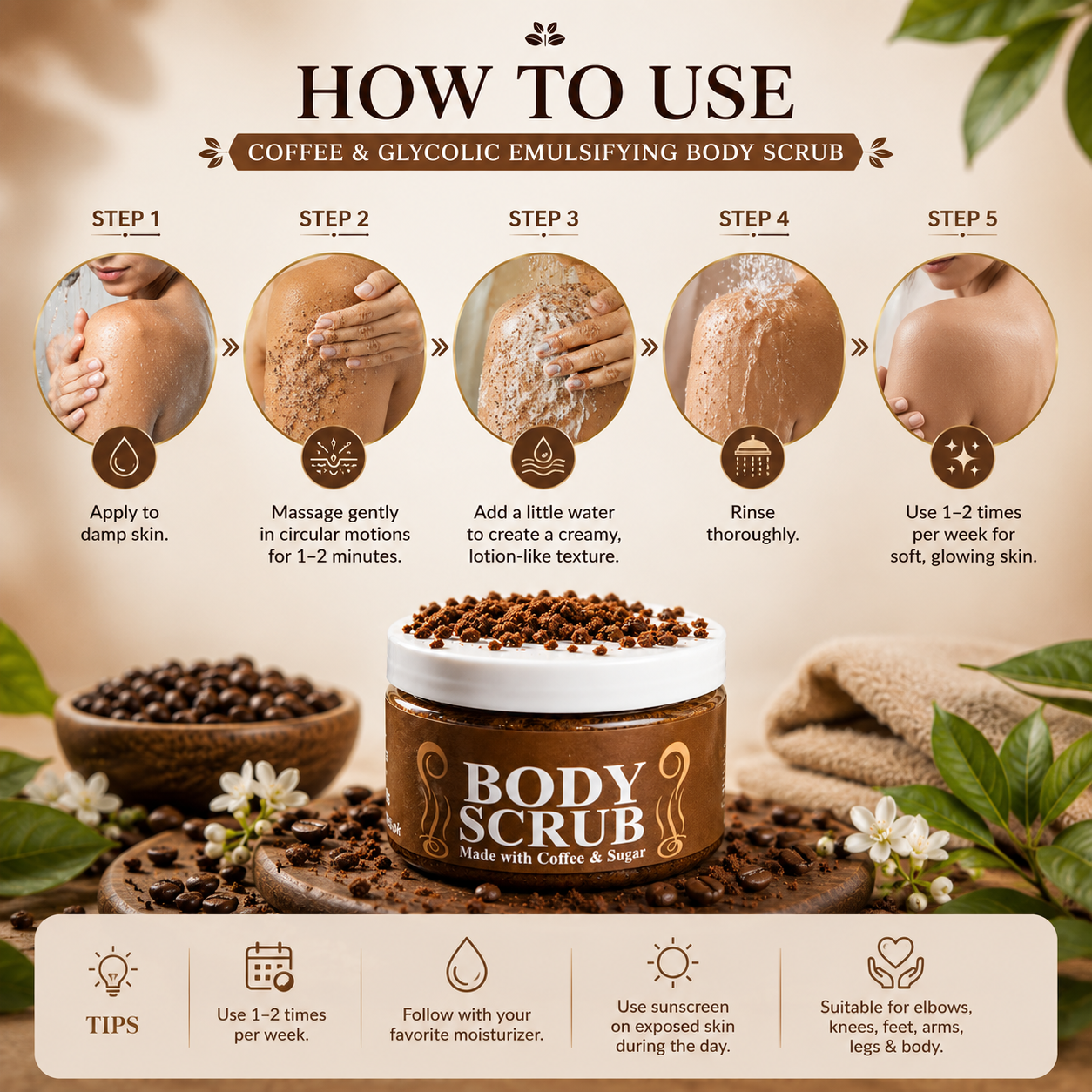 Coffee Glyco Body Scrub